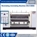 Hdpe plastic film slitting rewinding machine